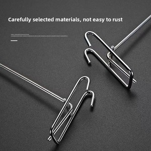 Wholesale Retail Store Metal Steel Slatwall Security Hanging Display Pegboard <b>Hooks</b> - Product Image 4