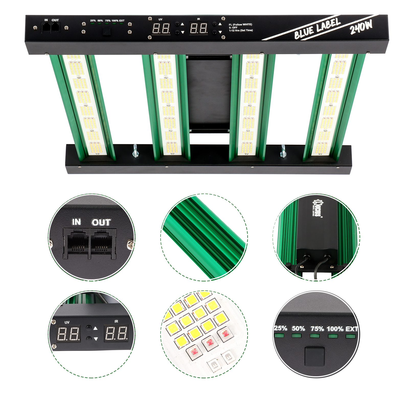 Wholesale Samsung Lm301H EVO Full Spectrum Uv Ir Dimmable Plant Led Grow Lights for Indoor Plants