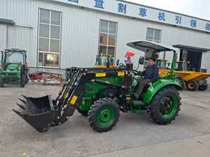 Tractor Agrícola 4x4 con Certificación CE COC, 40HP, Cargador Frontal, Cortadora de Césped, Enlace de <span class=keywords><strong>3</strong></span> Puntos, Salida Hidráulica - Product Image 5