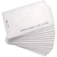 Cartes d'identité RFID PVC EM4305/EM4200 125kHz |   Étiquettes de sécurité imprimables jet d'encre/thermiques à double impression pour le contrôle d'accès et le suivi des actifs