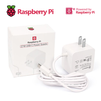 Adaptor Daya Resmi Raspberry Pi 5 27W USB-C 5.1V 5A dengan Dukungan Standar PD