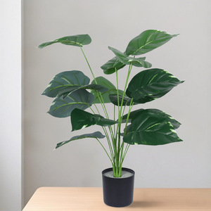 Planta Artificial de Alocasia en Maceta Dream Castle de 70 cm, Decoración de Interiores, Vegetación - Product Image 1