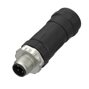 ขั้วต่อ Marvtech PG7/PG9 Din a Code แบบตัวผู้ 4 5 8 ขา สำหรับประกอบในสนาม  แบบประกอบสายได้ M12 สำหรับสัญญาณระบบอัตโนมัติทางอุตสาหกรรม - Product Image 1