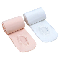 Collants de danse de ballet respirants pour filles avec bout ouvert et trou de pied-Vêtements de pratique professionnels