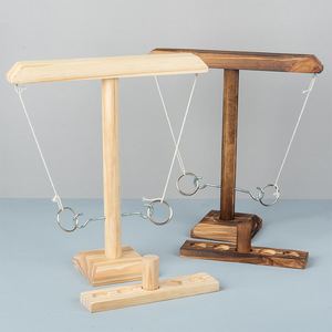 Customizable Logo Wooden Hook Loop <strong>Ring</strong> <strong>Toss</strong> Toys Interactive <strong>Drinking</strong> Throwing <strong>Game</strong> for Training Playing Educational Function - Product Image 1