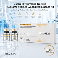 Sérum Exosomes de Curcumine de Curcuma Lyophilisé – Fraîcheur Scellée, Soulagement des Rougeurs, Peau Raffermie, Hydratation Intense – Visage – Lot de 6