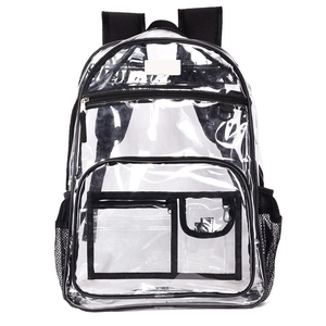 Hot Selling Clear pvc backpack, clear plastic bags, clear backpack transparent backpack