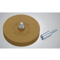 Tampon de roue gomme avec adaptateur dissolvant de décalcomanie de voiture dissolvant adhésif rayure outil de roue