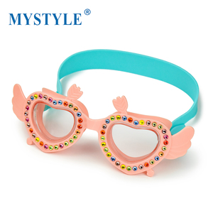 <span class=keywords><strong>Occhialini</strong></span> da Nuoto per Bambini con Protezione UV, Antiappannamento, in Silicone, con Montatura a Forma di Cuore per Allenamento in <span class=keywords><strong>Piscina</strong></span> - Product Image 1