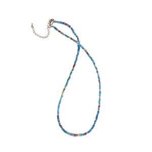 Beaded <b>Necklace</b> Multi Colored Seed <b>Bead</b> 40cm Party Bohemian Style Handmade Jewelry - Product Image 5