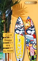 Planche à pagaie gonflable de tourisme HY Sports, système à 3 ailerons, matériau PVC, écologique, portable, planche de surf personnalisée, eaux océaniques
