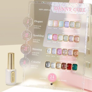 Tpo Hema Free <b>Nail</b> Uv <b>Gel</b> Polish 4 Color Hot Selling Sequins Uv <b>Nail</b> <b>Gel</b> <b>Set</b> 15ml <b>Nail</b> Salon Special Quality <b>Nail</b> Glue - Product Image 5