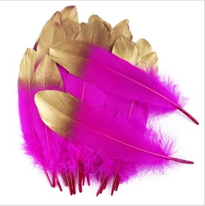 Plumas de Ganso Nagorie Doradas y Plateadas de Alta Calidad, 15-20CM, para Decoración de Sombreros y Pendientes, <span class=keywords><strong>Precio</strong></span> de Fábrica - Product Image 3