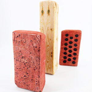 Realistic sponge <b>brick</b> simulation, sponge <b>brick</b> board, wooden blocks, audience interaction, pranks, magic props performance - Product Image 1