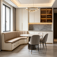 Armoire de chambre sur mesure Oberay en MDF, meuble de rangement autoportant écologique pour appartements, villas et projets hôteliers, avec conception 3D gratuite