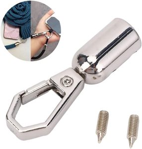 MOPFOL Sets Zinc Alloy <b>Snap</b> <b>Hooks</b> With Screws Mm Hole Bell End Caps For Leather Crafts Decorative Fittings Silver - Product Image 2