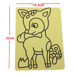 Kit de Arte con Pegatinas de <span class=keywords><strong>Arena</strong></span> para Niños, Fomenta el Dibujo y las Habilidades de Creación con <span class=keywords><strong>Arena</strong></span> - Product Image 4