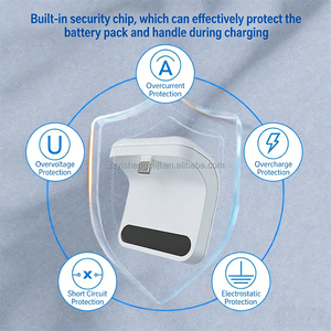 Batterie externe rechargeable SND-2033 <span class=keywords><strong>Digital</strong></span> Show 1500 mAh avec clip dorsal pour manette de jeu sans fil <span class=keywords><strong>PS5</strong></span> – Alimentation portable mini - Product Image 5