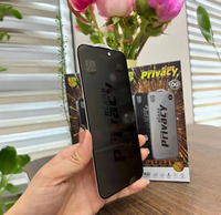 Protection d'écran de confidentialité en verre trempé anti-espion et anti-statique pour iPhone 17 16 15 14 13 12 11 Pro Max