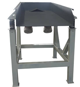 Alimentateur vibrant linéaire électrique robuste DaHan avec moteur certifié ISO, capacité 20-30t/h pour ligne de concassage de pierres dans l'exploitation minière - Product Image 2