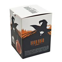 Emballages personnalisés pour bouteilles de whisky, de vodka et de vin sur le thème d'Halloween, boîtes en carton recyclé écologiques avec logo personnalisé