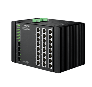 Commutateur PoE industriel géré TP-LINK TL-IS600P-24G4T couche 3, 28 ports Gigabit, 4 ports SFP+ 10G, pour caméras de sécurité et automatisation, garantie 1 an - Product Image 2