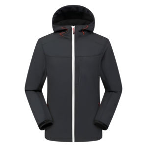Chaqueta de viaje al por mayor, chaqueta softshell de poliéster de 300 g/m², chaqueta de pesca con logotipo personalizado para minoristas de artículos de exterior de EE. UU. - Product Image 1