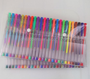 Vibrant Color Scented Metallic Glitter Plastic Gel Ink Pens for Coloring Books and Office & School Use - Product Image 2