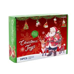 24 Estilos de Juguetes de Papel para Cortar y Dibujar, Arte de Punción, Escenas Navideñas, Juguetes de Arte de Punción para Niñas - Product Image 1