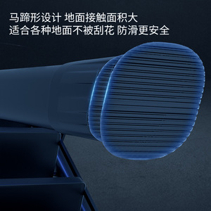 Escalera de Tijera de 3 Peldaños, Material de Hierro, Diseño de Peldaños Anchos, Uso en Interiores - Product Image 3