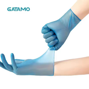 Gants en <span class=keywords><strong>vinyle</strong></span> bleus jetables sans poudre SV012 pour usage domestique et alimentaire - Product Image 5