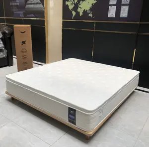 12INCH White Luxury Furniture 5 stars Hotel MattressHigh End Pocket Spring Gel Memory Foam Mattress Factory Prices OEM/ODM