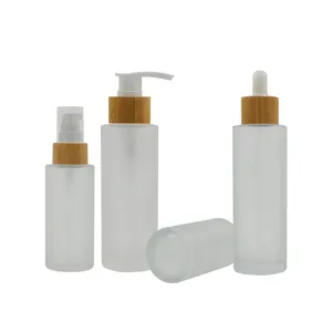空护肤瓶包装2盎司玻璃瓶带滴管，用于奶油玻璃瓶化妆品批发化妆品容器