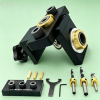 Outil de perçage manuel 3-en-1 REALMAX pour connecteurs DIY, positionnement réglable, pour le travail du bois