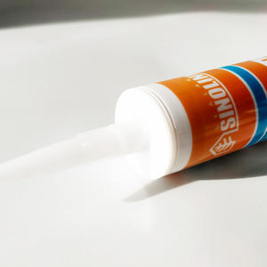 Pegamento de construcción negro transparente Sinolink, tubo sellador de silicona GP transparente, 280ML, 300ML, adhesivos y selladores acéticos para vidrio - Product Image 5