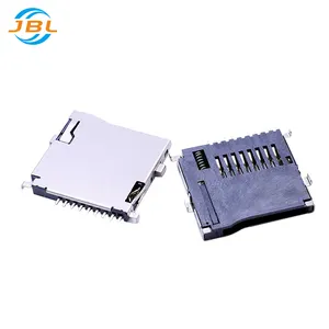 Micro SD Push-Push SMT T-flash Type External Welding Hirose Card Connector DM3 Series