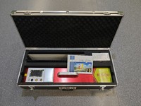 Alat Uji Koefisien Retroreflektif Pengukuran RL & QD ASTM Retroreflectometer Portabel untuk Marka Jalan dengan Printer