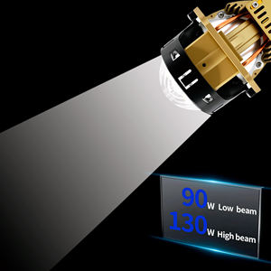 Chenlang <span class=keywords><strong>prix</strong></span> usine Super lumineux 3.0 pouces phares LED 130W avec deux Laser Bi Led projecteur lentille Bi Led projecteur pour voitures - Product Image 6