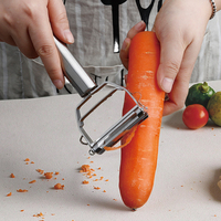 4in1 Dunschiller Multifunctionele Rasp Julienne Dunschiller Groente Fruit Dunschiller Roestvrij Staal Aardappel Snijmachine Shredder Keuken Tool