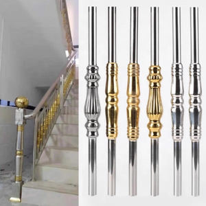 Top-Lieferanten Kunden spezifische Edelstahl Geländer Handlauf Baluster Post 304/316 Treppe Balkon Veranda Geländer Säulen - Product Image 4