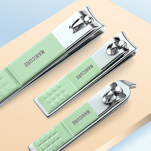 Home <b>nail</b> clipper manicure and care <b>kit</b>, stainless steel <b>nail</b> clippers, peephole clippers, pedicure tools, ear pick, three - Product Image 2