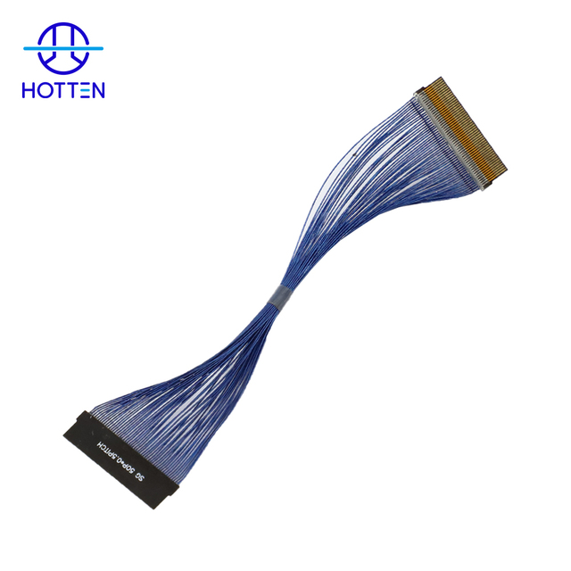 Hotten Custom 0.5 mm Pitch LVDS Video Cables HRS DF80 50 Pin Universal Lvds Cable for Lcd Screen