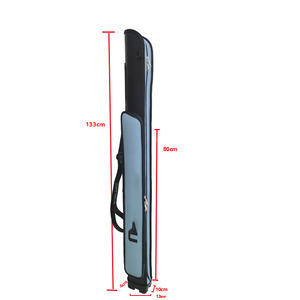 Sac de transport multifonctionnel étanche de qualité supérieure pour cannes à pêche, étui rigide portable pour cannes à pêche à la mouche - Product Image 3