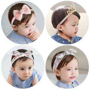 Ensemble de bandeaux à nœuds pour petite fille, boîte cadeau, accessoires pour cheveux, livraison gratuite, vente en gros - Product Image 3