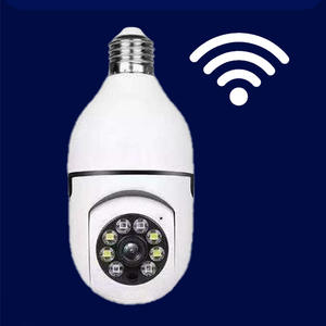كاميرا لمبة 5G لاسلكية عالية الدقة للمراقبة المنزلية الذكية عبر الواي فاي مع تتبع متحرك 360 درجة وإنذار بدون تخزين وبدون تكبير صنع في الصين - Product Image 1
