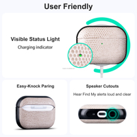 Étui pour écouteurs en cuir PU à motif lézard, housse de protection antichoc pour AirPods Pro 3ème génération, sac de rangement de voyage
