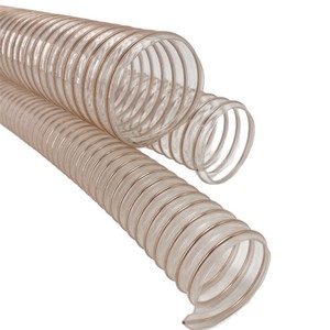 Pu Steel Wire Flexible Hose 25mm-600mm Anti Static Fire Retardant For Gas <b>Dust</b> <b>Powder</b> Fiber Chip Transport - Product Image 2