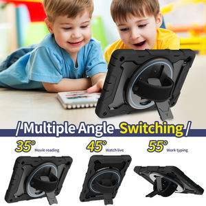 Custodia per Tablet <span class=keywords><strong>Lenovo</strong></span> <span class=keywords><strong>M10</strong></span> Plus 10.6 2022 3a Gen con Supporto, Cinghia da Polso, Antiurto, Rotazione a 360° in TPU - Product Image 4