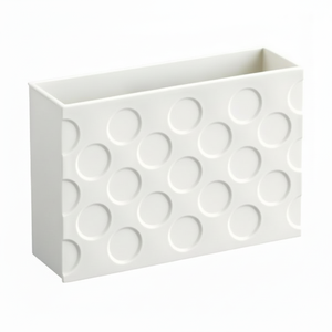 Inomata ampia custodia magnetica bianca per l'organizzazione della cucina - Product Image 1