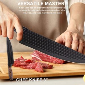 Juego de Cuchillos de Cocina de Acero Inoxidable 3CR13 de 6 Piezas a Precio de Fábrica, con Mango de Madera, Cuchillo para Verduras y Frutas, Cuchillo de Chef - Product Image 4